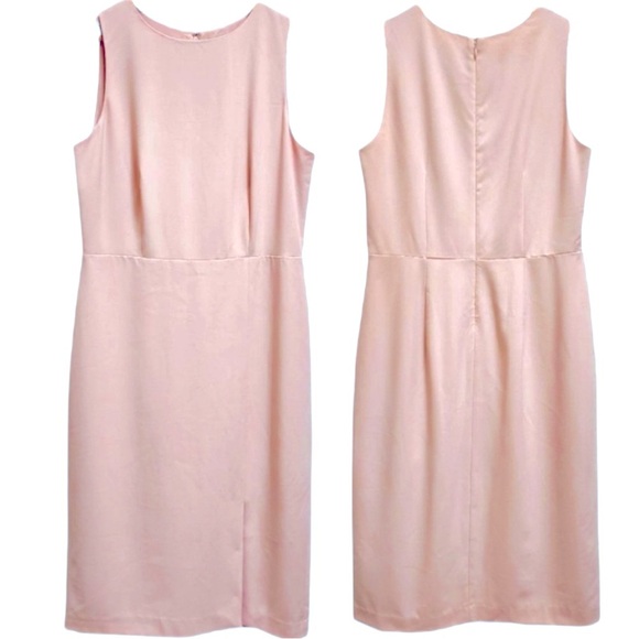 The Limited The New Drew Dress Blush Pink Career Midi Sheath New With Tags - Picture 13 of 14